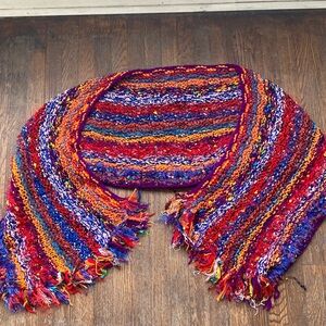 Colorful Knit Scarf
